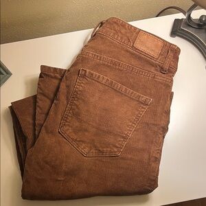 American Eagle Brown Corduroy Wide Leg Pants
